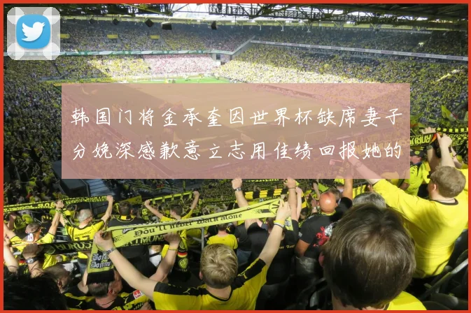 韩国门将金承奎因世界杯缺席妻子分娩深感歉意立志用佳绩回报她的支持
